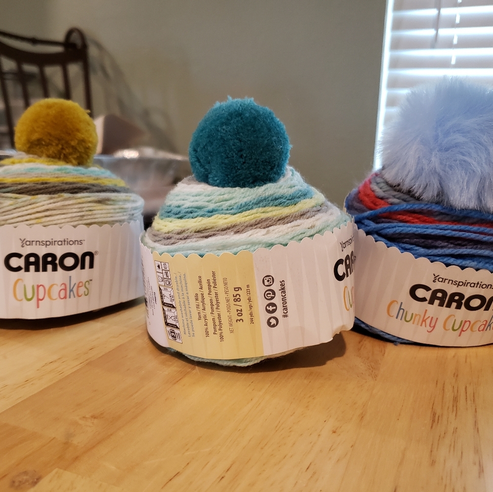 Caron Yarn Cupcakes